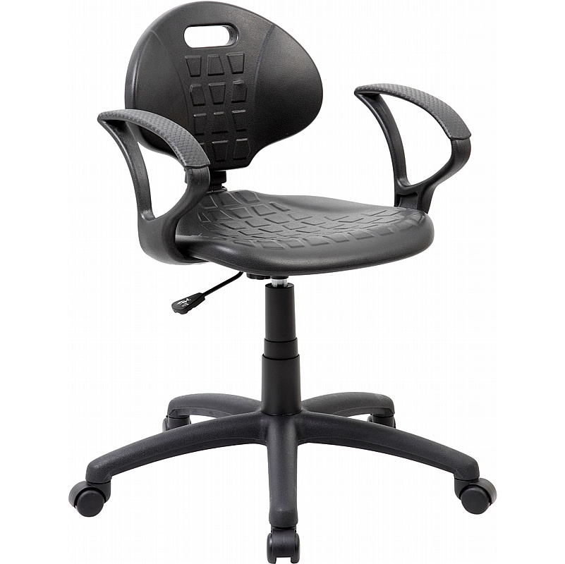 ProLab Industrial Poly Work Chair with Wheels or Glides - Office Chairs