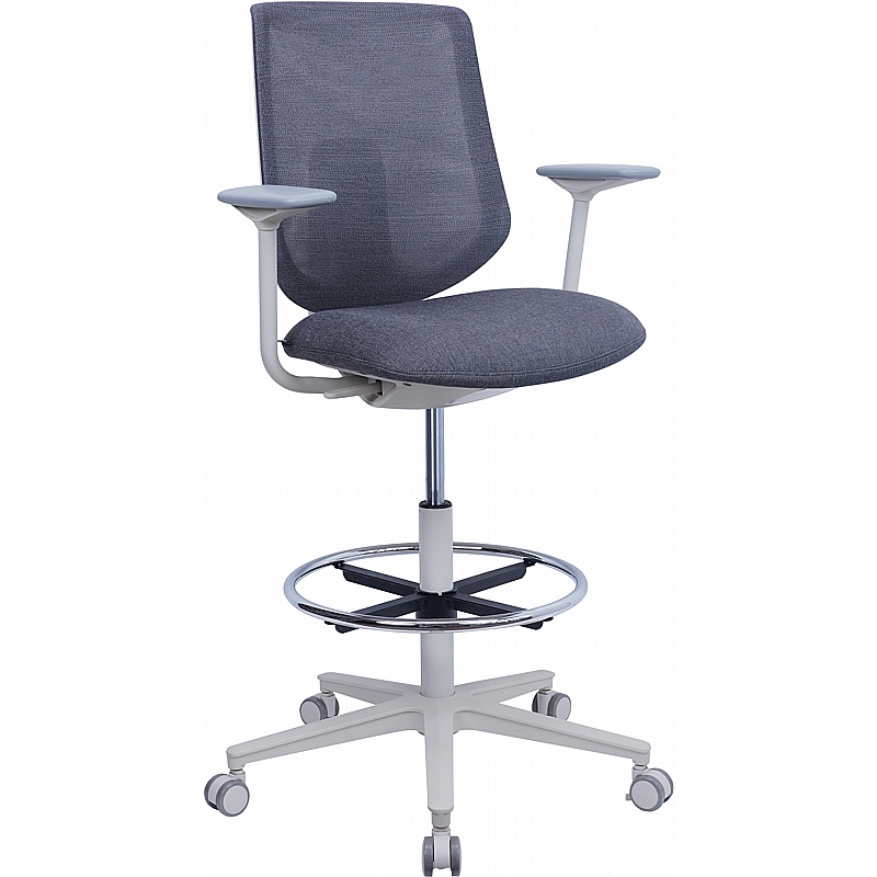Origin Mesh Back Draughtsman Chair - Office Chairs