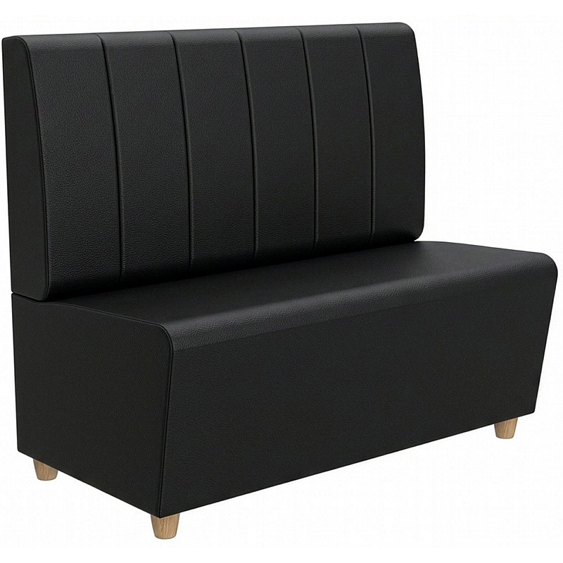 Colorado High Back Fluted Breakout and Cafe Booth Seating - Breakout & Canteen