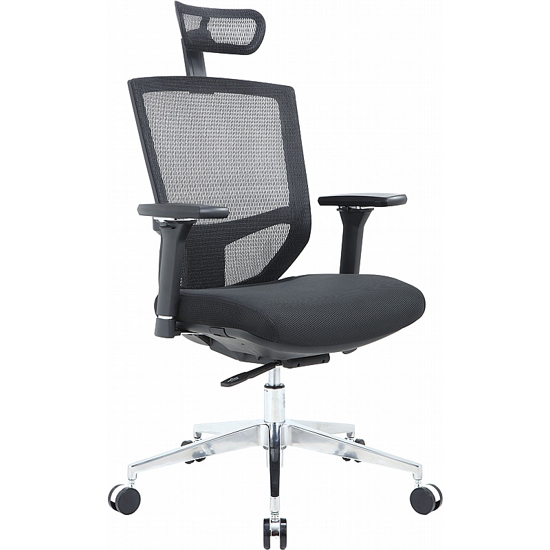 Eve 24/7 Ergonomic Mesh & Fabric Executive Office Chair - Office Chairs