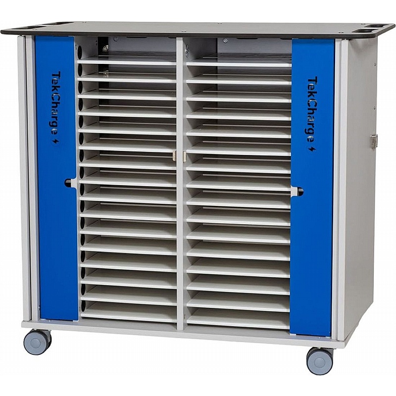 TekCharge 32 Device Laptop AC Charging and Storage Trolley - School Furniture