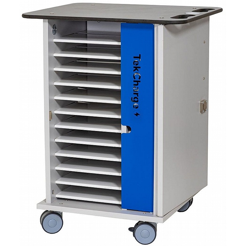 TekCharge 12 Device Tablet AC Charging and Storage Trolley - School Furniture