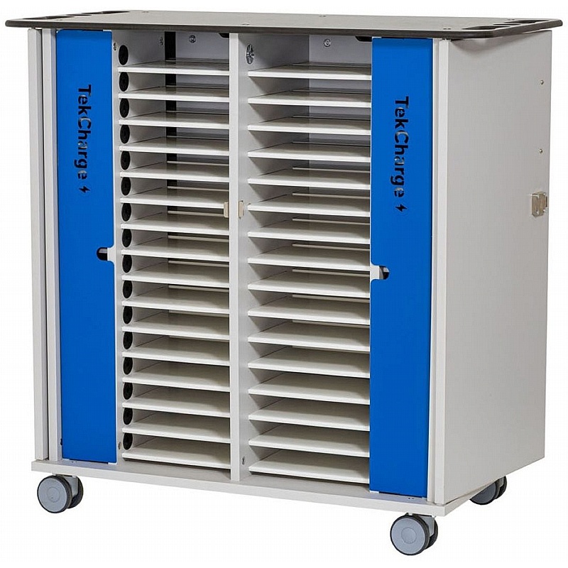 TekCharge 32 Device Tablet AC Charging and Storage Trolley - School Furniture