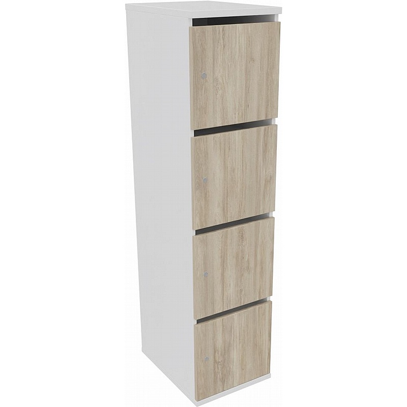 Unified Duo Wooden Office Post Lockers - Office Storage