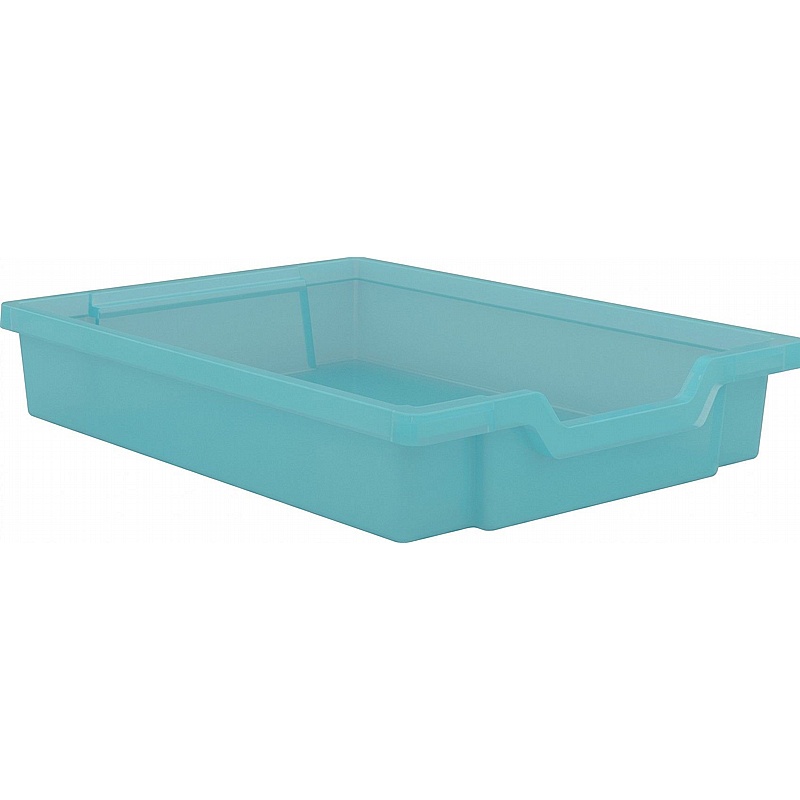 Gratnells Anti-Microbial Shallow Storage Trays - Pack of 12 - School Furniture
