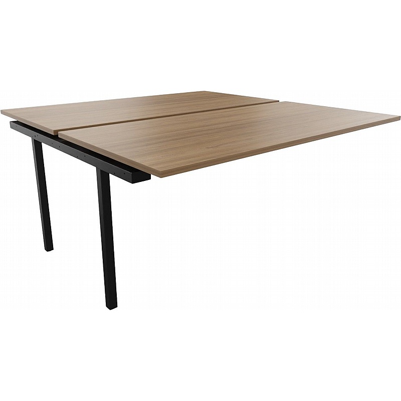 Atrex Rectangular Back to Back Bench Extension Desks - Office Desks