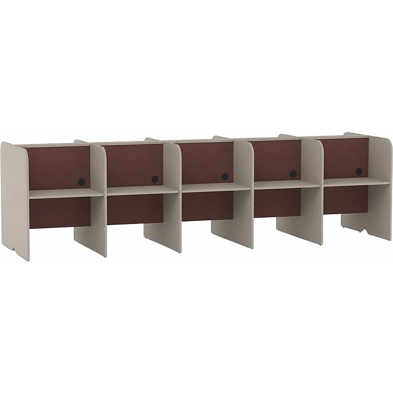 Nook Duo 10 Person Back to Back Study Focus Booths - School Furniture