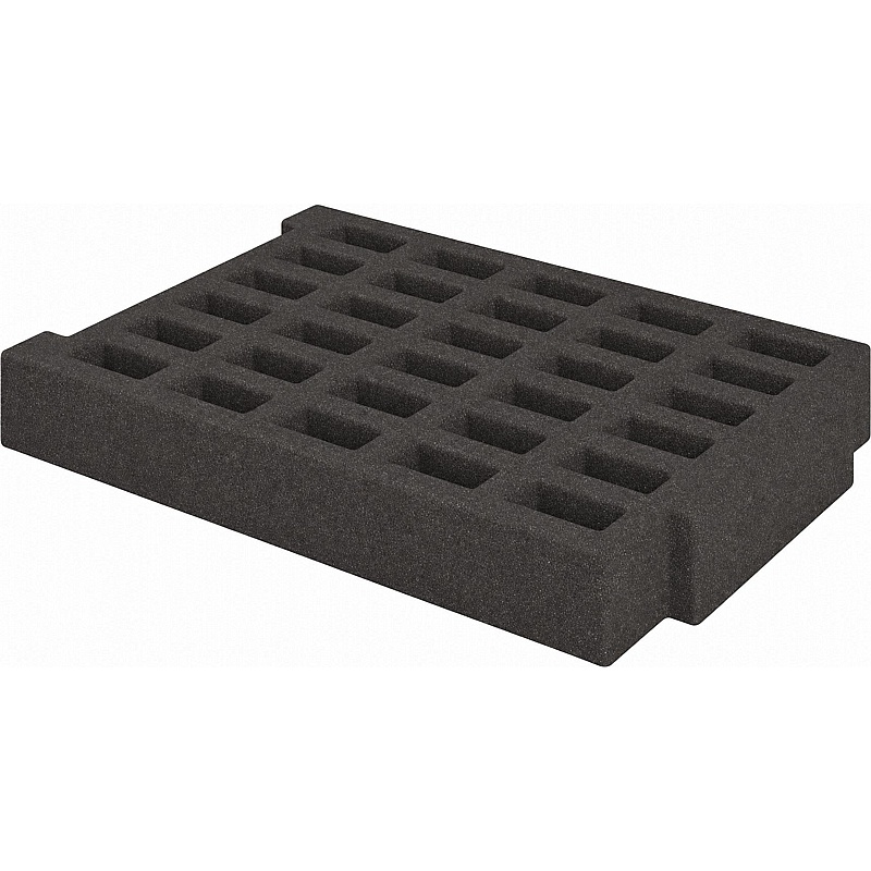 Gratnells Deep 30 Glasses 50mm Foam Insert - School Furniture