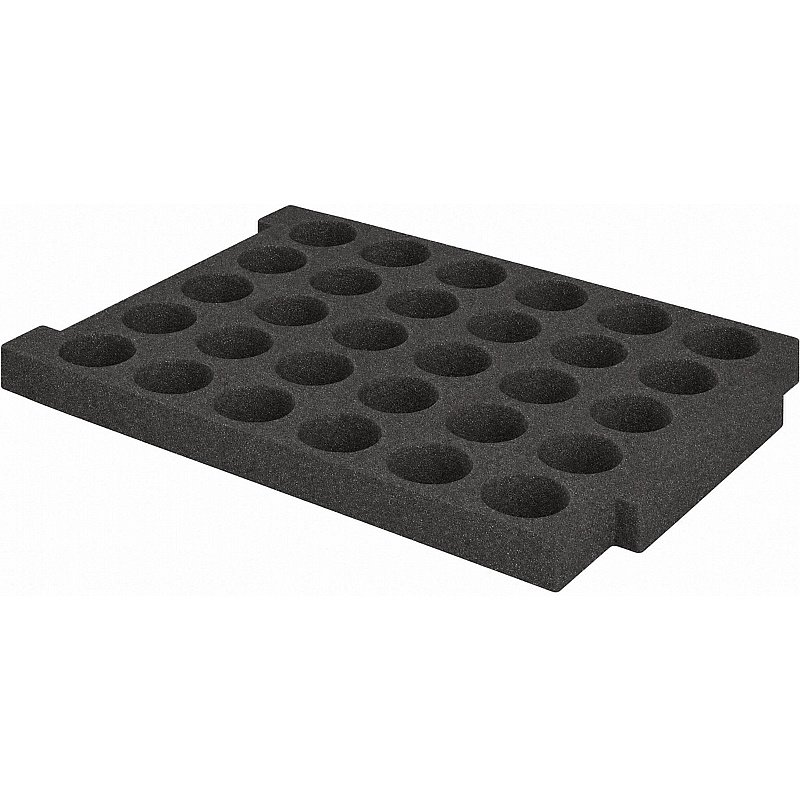 Gratnells Deep 30 45mm Bottles 30mm Foam Insert - School Furniture