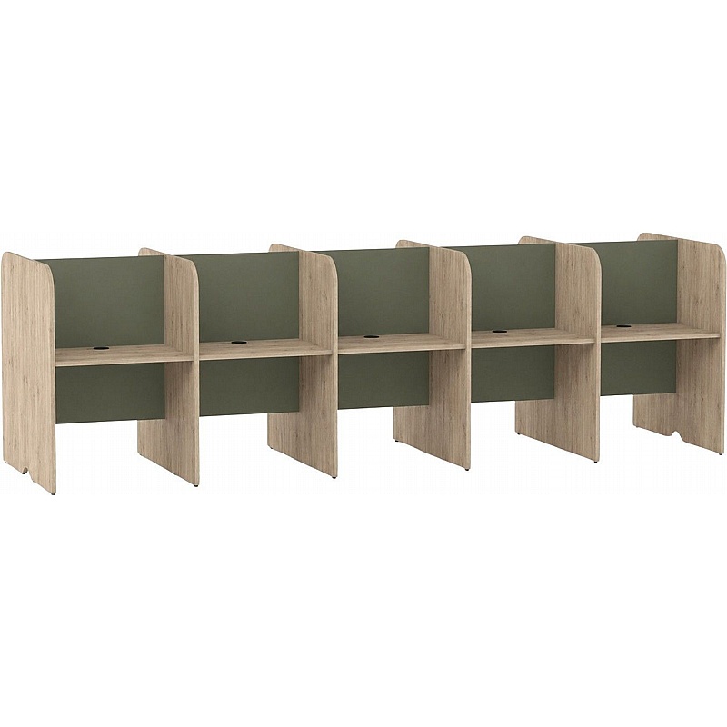 Modo Duo 10 Person Back to Back Study Focus Booths - School Furniture