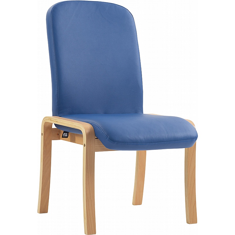 Oxford Wooden Frame Anti Bacterial Vinyl Reception Waiting Room Chairs - Reception Area