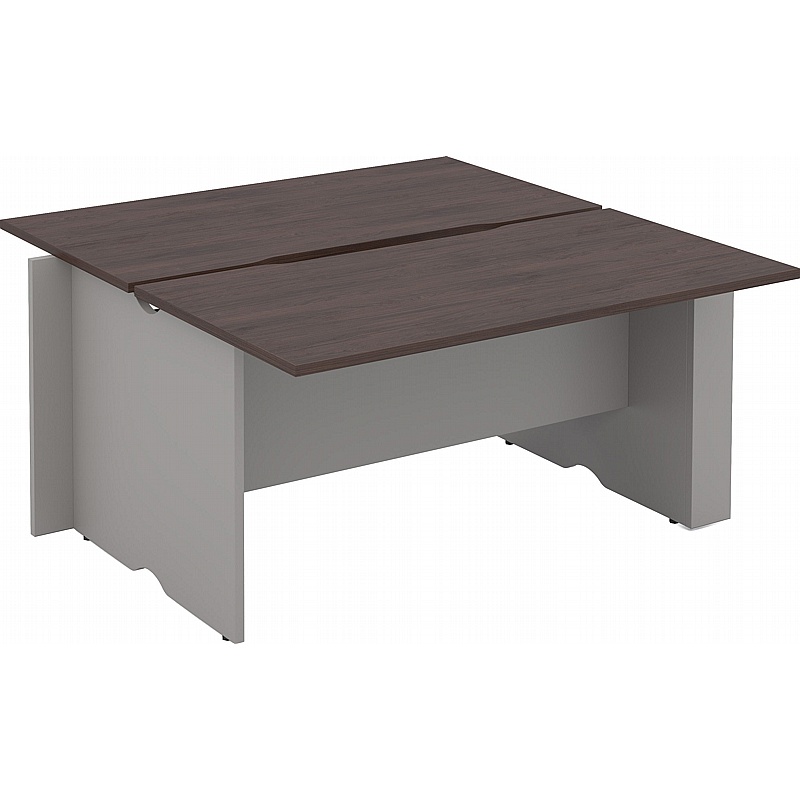 Lignu Rectangular Back to Back Bench Extension Desks - Office Desks