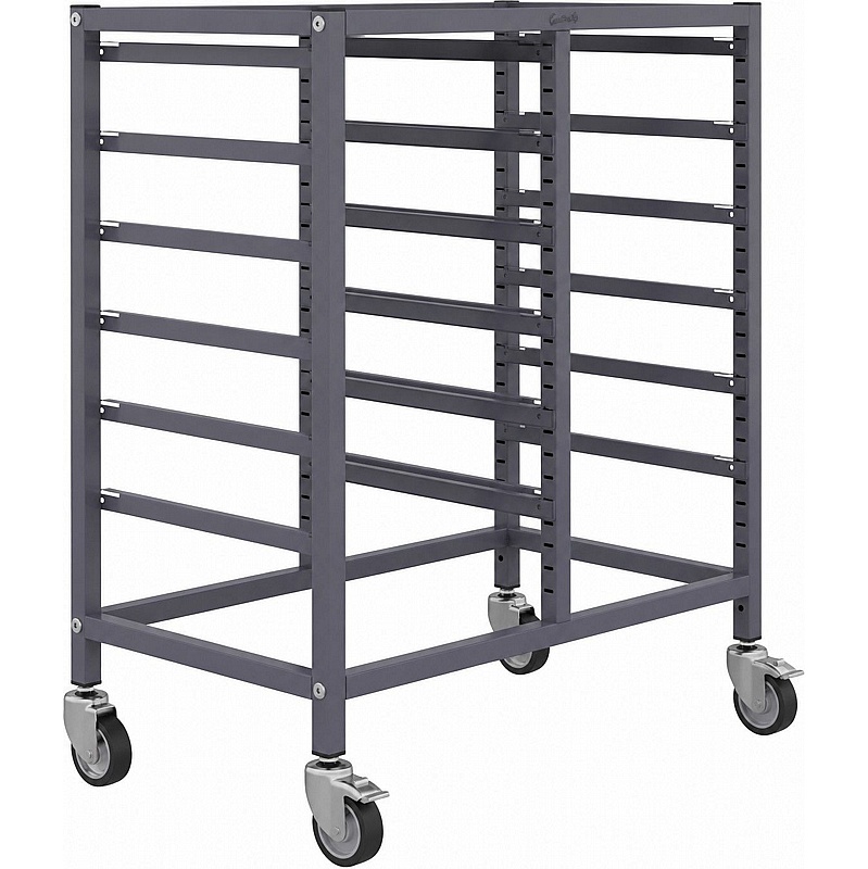 Gratnells Science Double Column Mobile Tray Storage Frame - School Furniture