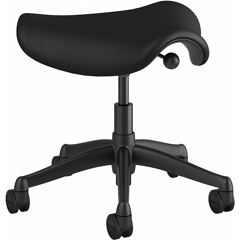 Humanscale Freedom Leather Saddle Stool - Office Chairs