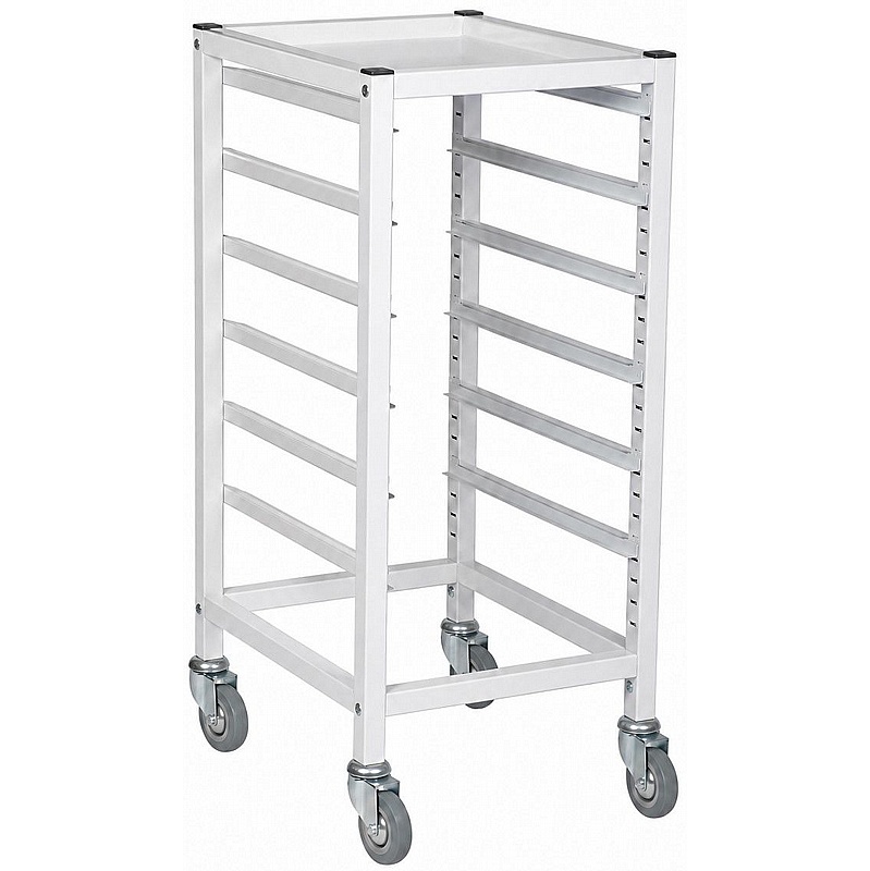 Gratnells Science Single Column Mobile Fixed Runner Tray Storage Frame - School Furniture