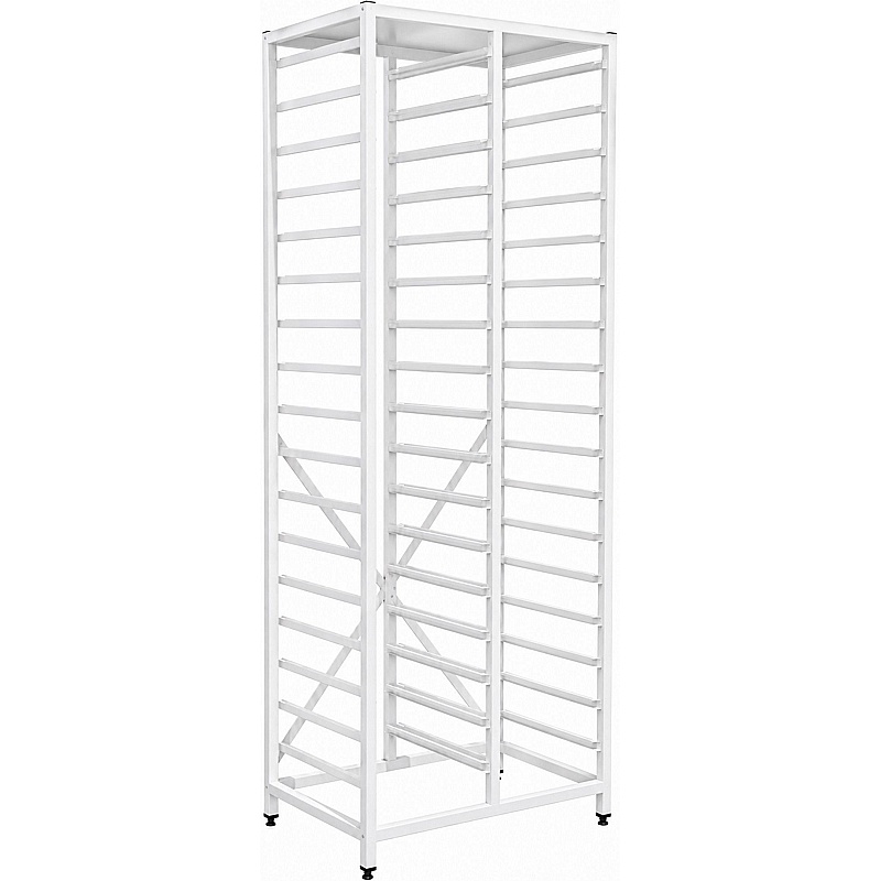 Gratnells Science Double Column Tall Fixed Tray Runner Tray Storage Frame - School Furniture