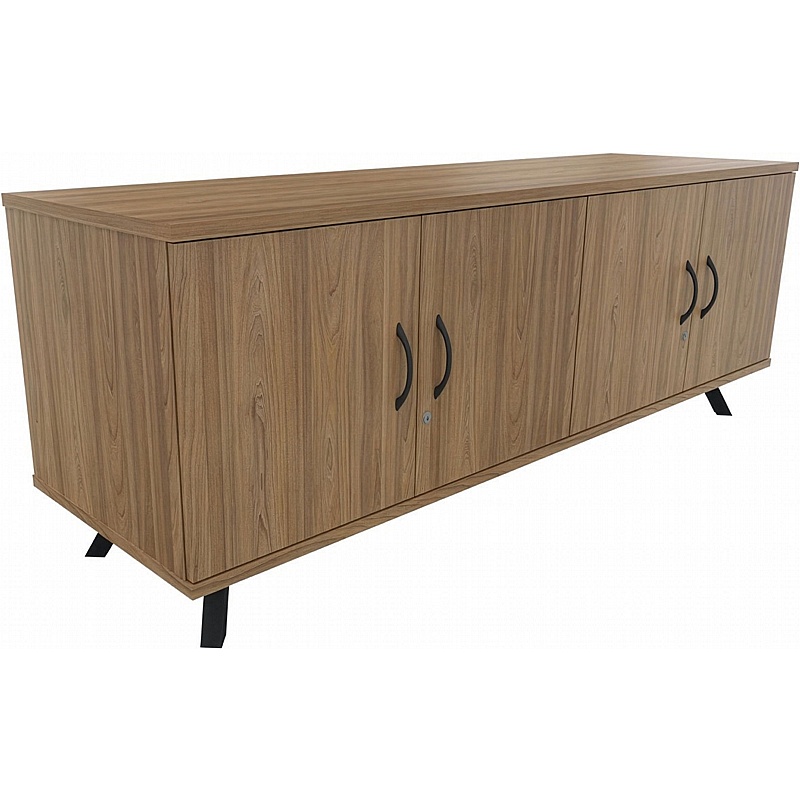 United Executive 4 Door Credenza Storage Unit - Office Storage