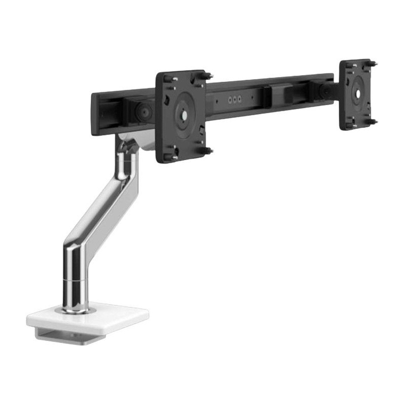 Humanscale M8 Pro Dual Screen Dynamic Monitor Arm with Sliding Clamp - Office Accessories