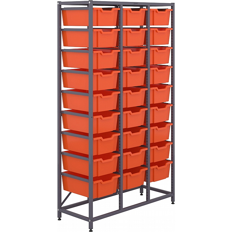 Gratnells Science Triple Column 27 Deep Tray Storage - School Furniture