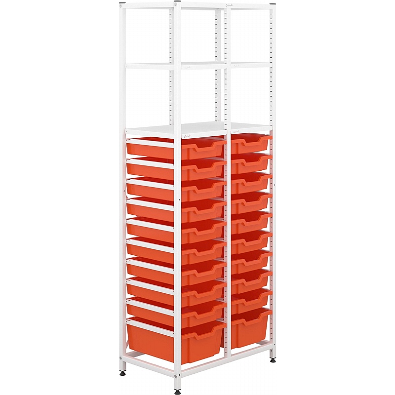 Gratnells Science Double Column Combination Tray Storage - School Furniture