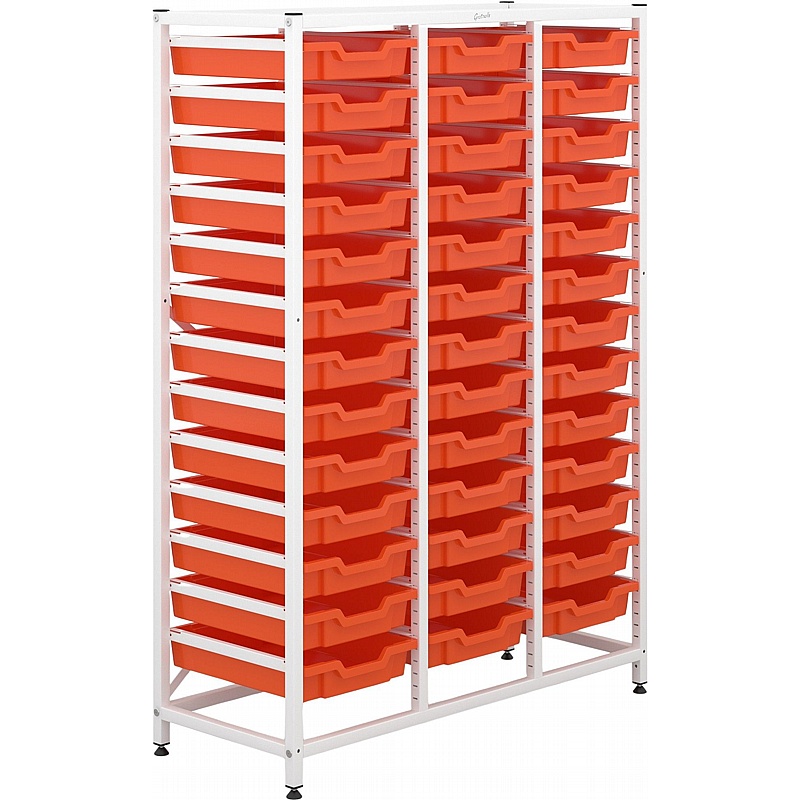 Gratnells Science Mid Triple Column 39 Shallow Tray Storage - School Furniture