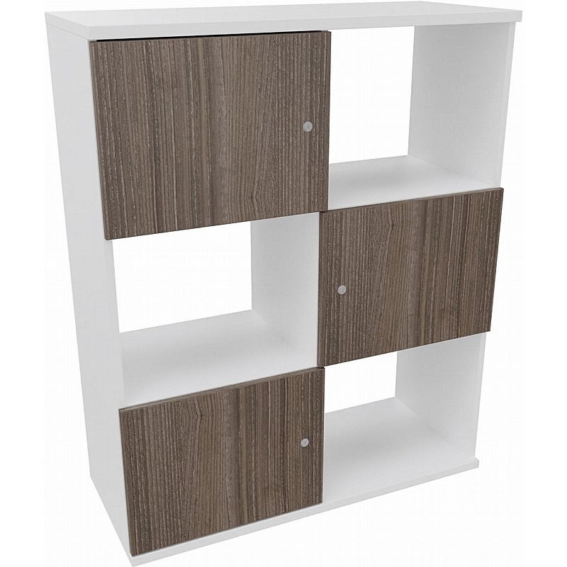Matrix Duo 3 Door Open Box Combination Lockers - Office Storage