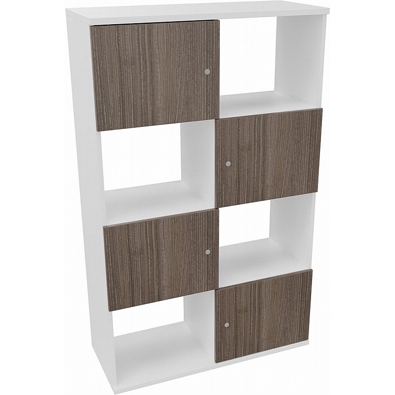 Matrix Duo 4 Door Open Box Combination Lockers - Office Storage