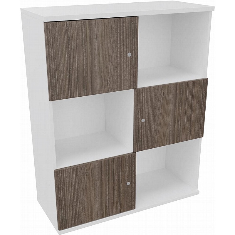 Matrix Duo 3 Door Closed Box Combination Lockers - Office Storage