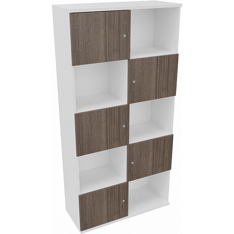 Matrix Duo 5 Door Closed Box Combination Lockers - Office Storage