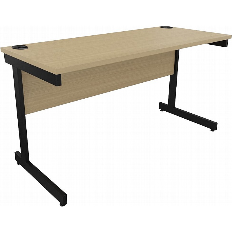 Solo Compact Rectangular Office Desks - Office Desks