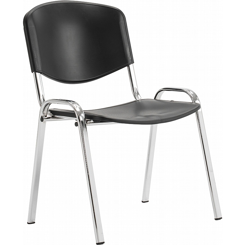 Swift ISO Chrome Frame Stacking Canteen Chairs (Pack of 4) - Breakout & Canteen