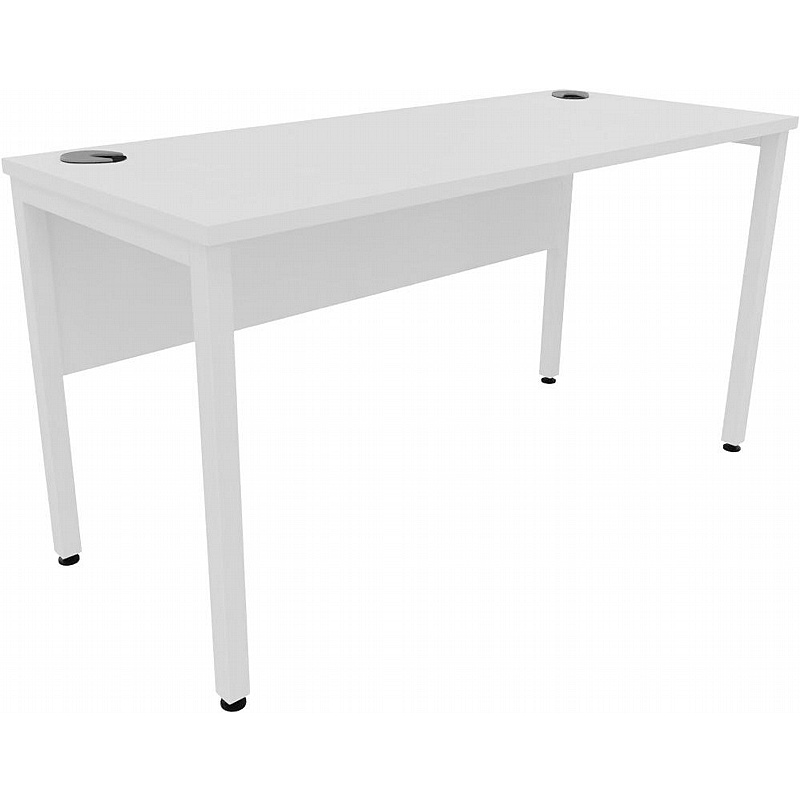 Alta Goalpost Compact Rectangular Office Desks - Office Desks