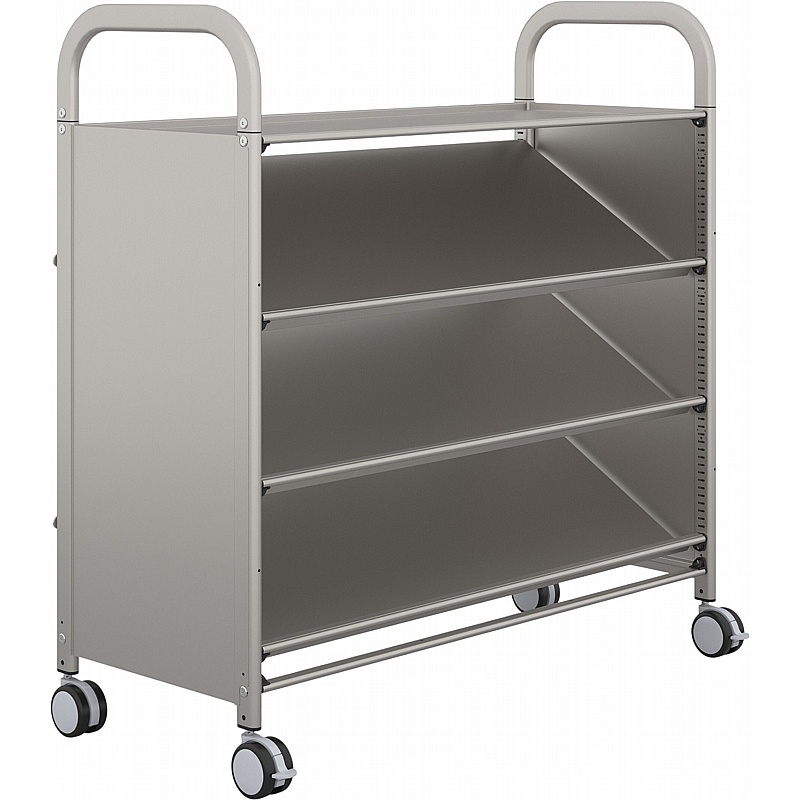 Gratnells Callero Mobile Tilted Shelf Trolley - School Furniture