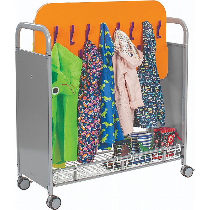 Gratnells Callero Cloakroom Storage Mobile Trolley - School Furniture