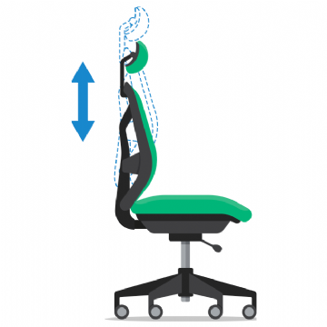 Height Adjustable Backrest