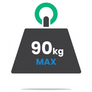 90Kg Weight Capacity.