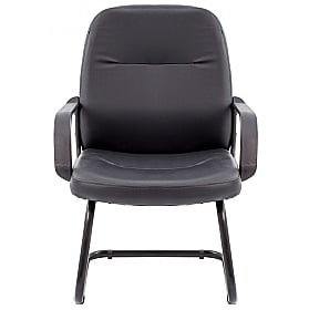Canasta II Faux Leather Visitor Chair