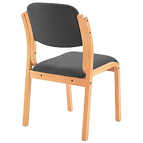 Renoir Wooden Framed Stacking Visitor Chairs
