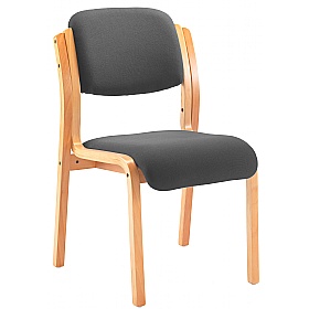 Renoir Wooden Framed Stacking Visitor Chairs