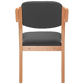 Renoir Wooden Framed Stacking Visitor Chairs with
