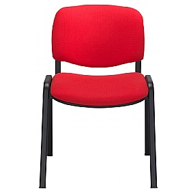 Club Stacking Conference Chairs with Black Frame