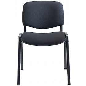 Club Stacking Conference Chairs with Black Frame