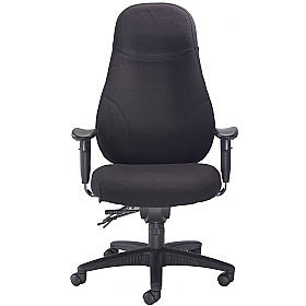 Cheetah Fabric 24 Hour Heavy Duty Posture Office C