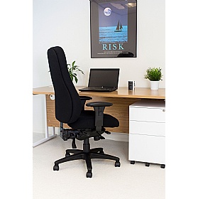 Cheetah Fabric 24 Hour Heavy Duty Posture Office C