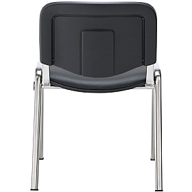Club Chrome Wipe Clean Stacking Conference Chairs