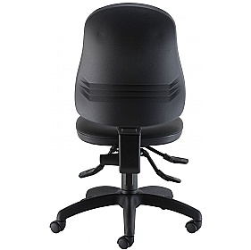 Calypso Deluxe Faux Leather High Back Operator Cha