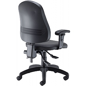 Calypso Deluxe Faux Leather High Back Operator Cha