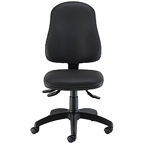 Calypso Deluxe Faux Leather High Back Operator Cha