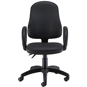 Calypso Faux Leather High Back Operator Chairs