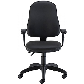 Calypso Faux Leather High Back Operator Chairs